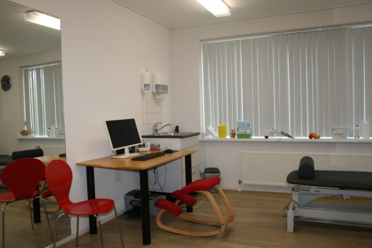 Behandelkamer Fysiotherapie de Marne vestiging Leens